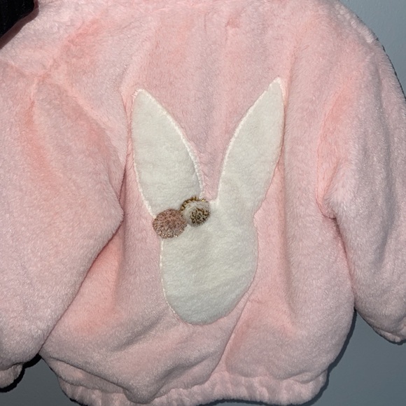 oh baby! Tahoe Snow Bunny Fur Coat in Pale Pink - Sz 2 - Picture 4 of 8